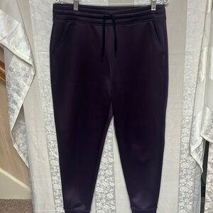 32 Degrees Heat Women's Athletic Lounge Jogger Pant Eggplant Purple Size Medium